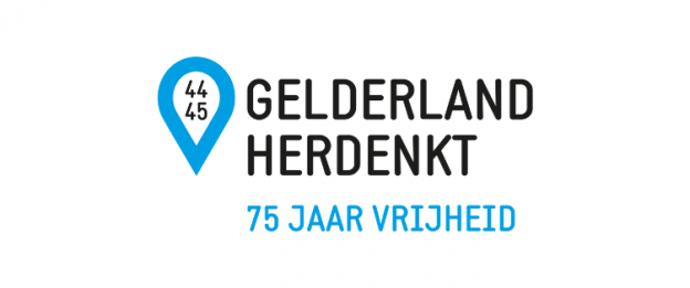 Logo Gelderland herdenkt 44-45, 75 jaar vrijheid